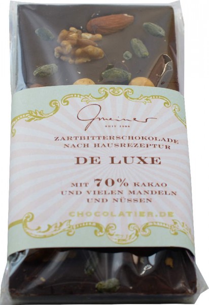 Gmeiner Chocolatier | De Luxe Zartbitterschokolade