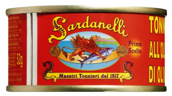 Sardanelli | Tonno all'olio di oliva - Gelbflossenthunfisch in Olivenöl 80 g