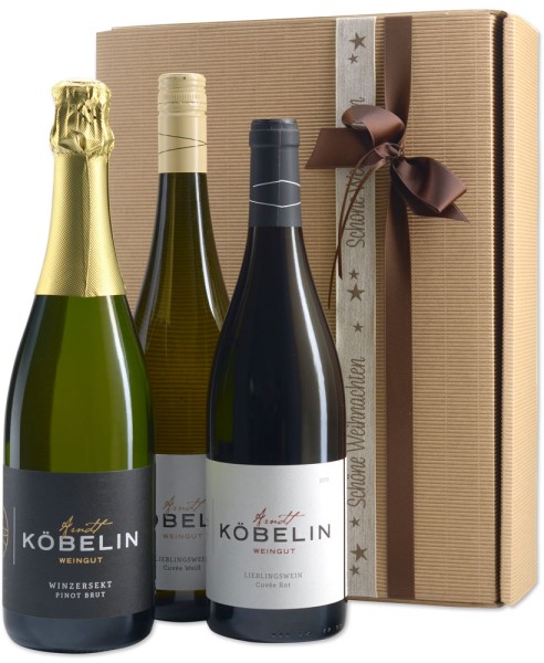 Arndt Köbelin 3er Weinpaket im Geschenkkarton