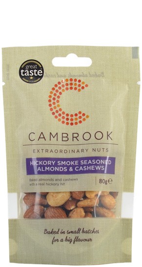 Cambrook | Hickory Smoke Seasoned Almonds & Cashews