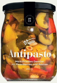 Viani | Antipasto Marktfrisches Gemüse mit Pinienkernen und Rosinen