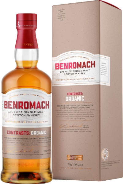 Benromach | Contrasts Organic 46%vol. Speyside Single Malt Scotch Whisky 2012