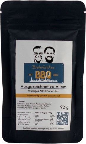 Bielefelder BBQ | Ausgezeichnet zu Allem Alleskönner-Rub