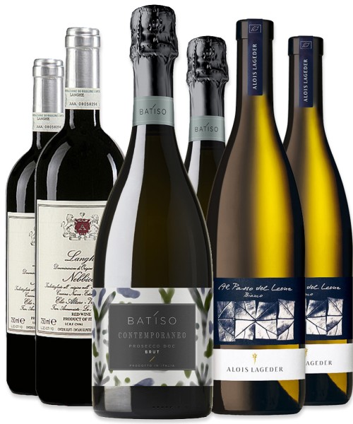 Weinpaket mit Batiso, Alois Lageder und Elio Altare