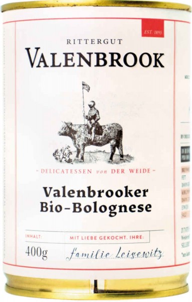 Rittergut Valenbrook | Bolognese vom Angus Rind Bio