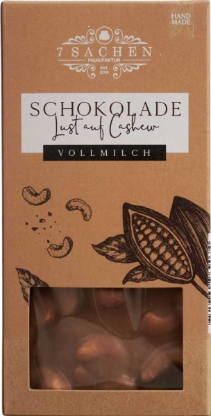 7 Sachen Manufaktur | Schokolade Vollmilch Cashew