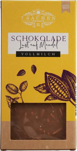 7 Sachen Manufaktur | Schokolade Vollmilch Mandel