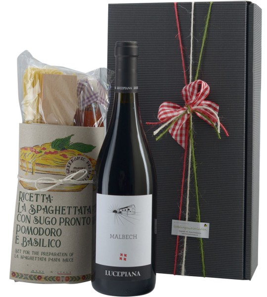 Italienisches Wein- und Delikatessenpaket Lucepiana und Greenomic