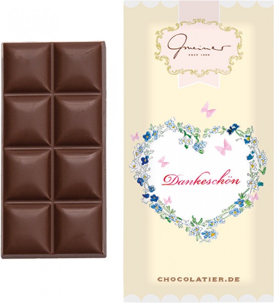 Gmeiner | Vollmilchschokolade - Dankeschön mit Herz